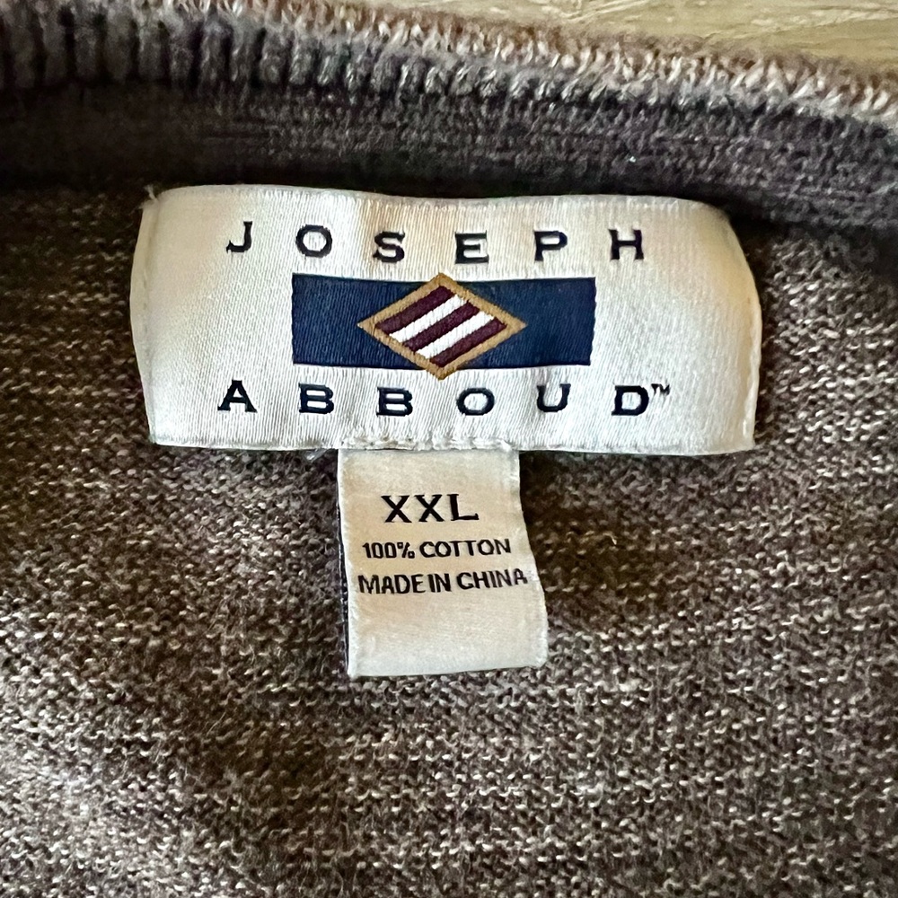 Joseph Abboud Brown V Neck Sweater XXL - Picture 2 of 6
